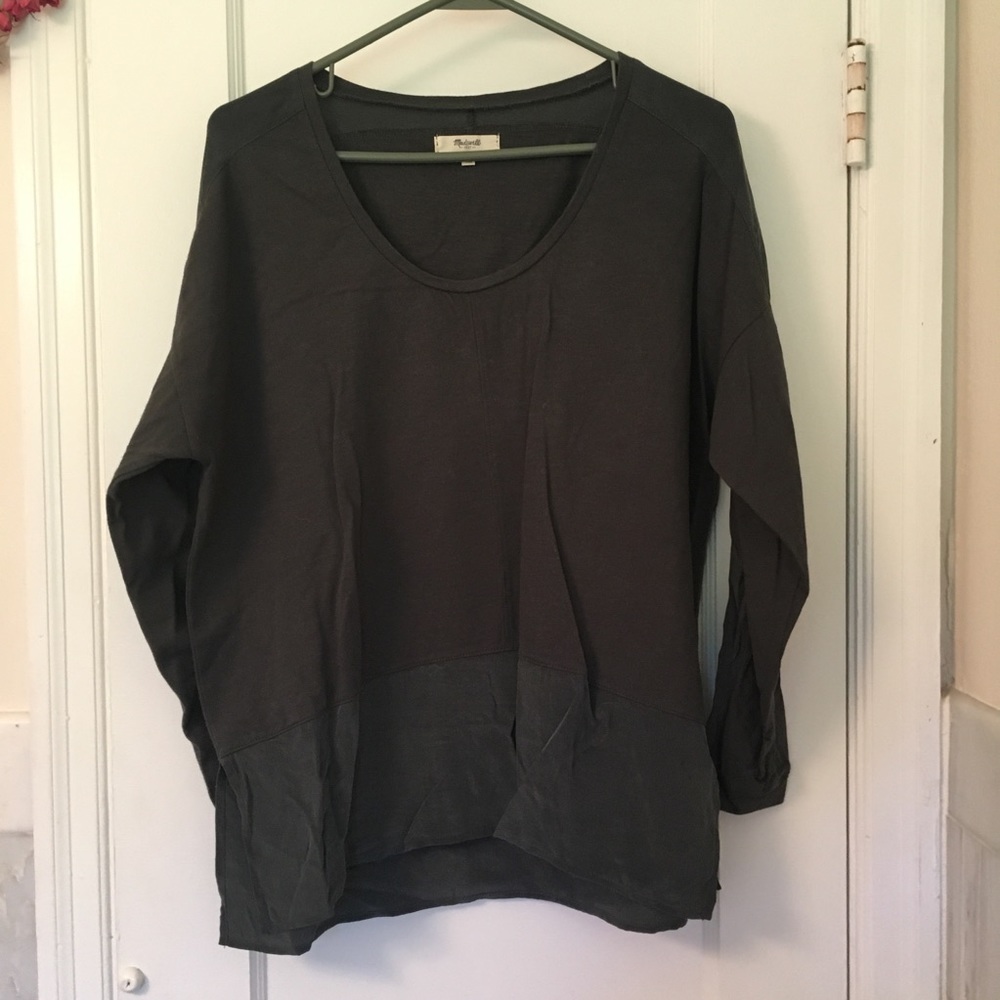 Madewell mixed media long sleeve
